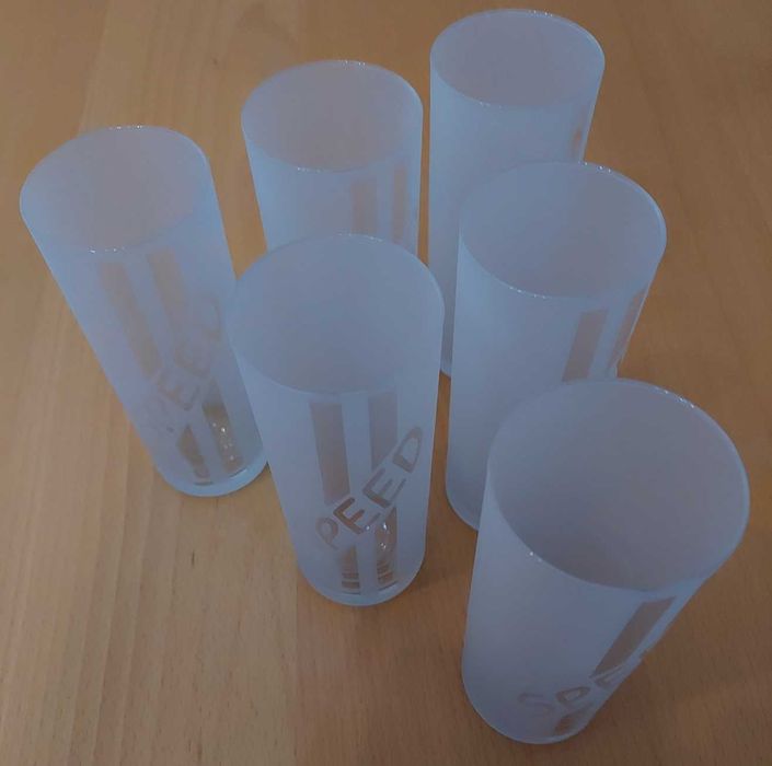 Szklanka, szklanki kolekcjonerskie Speed 200ml kpl 6 szt