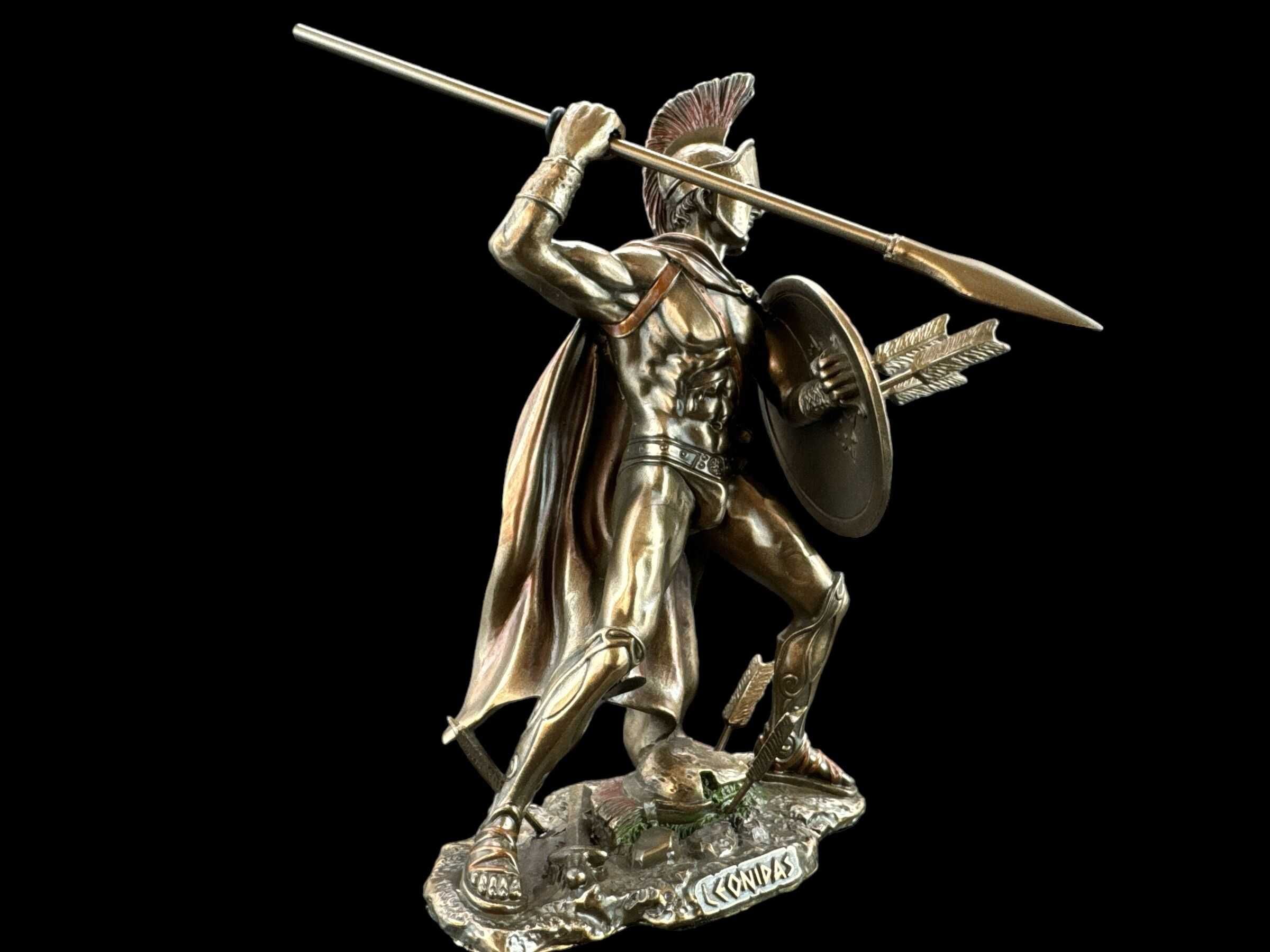 rzeźba figurka LEONIDAS - król  Sparty VERONESE WU78107A4