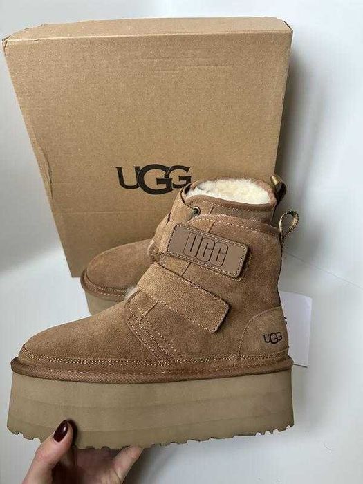 Угги/Угг/Уггі/UGG Australia Platform Chestnut/100%Овчина/Останній 40