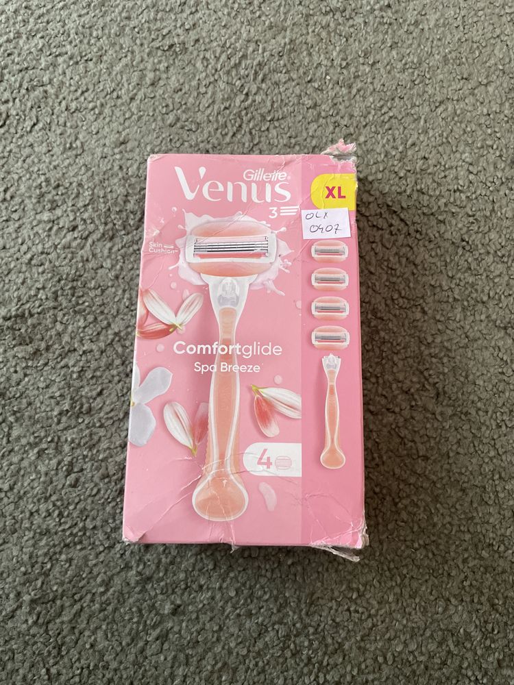 Gillette Venus Comfortglide Spa breeze golarka damska 4 wklady 0407