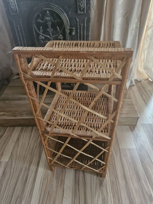 Urocza wiklinowa szafka styl Boho, Rus8