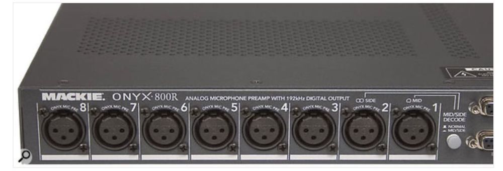 Mackie Onyx 800R Mic Pre Amp