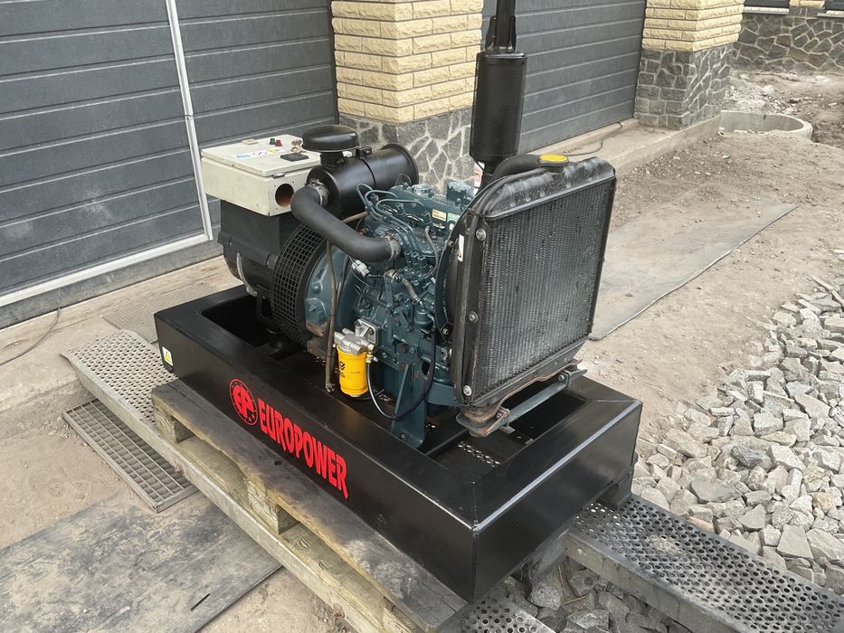 Дизельний трьохфазний генератор Europower Kubota 10,4 kW 13kVA
