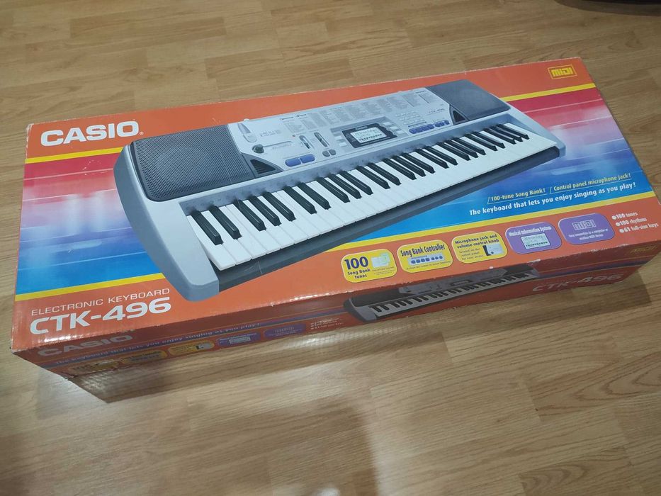 Keyboard Organy Casio CTK-496