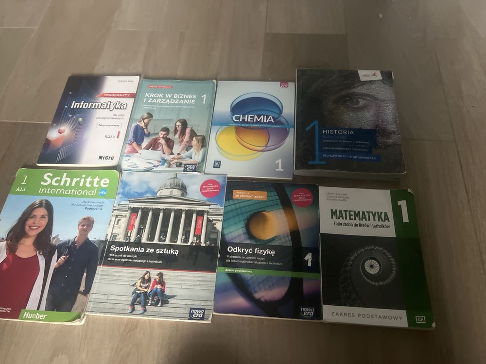 Podreczniki 1 klasa technikum