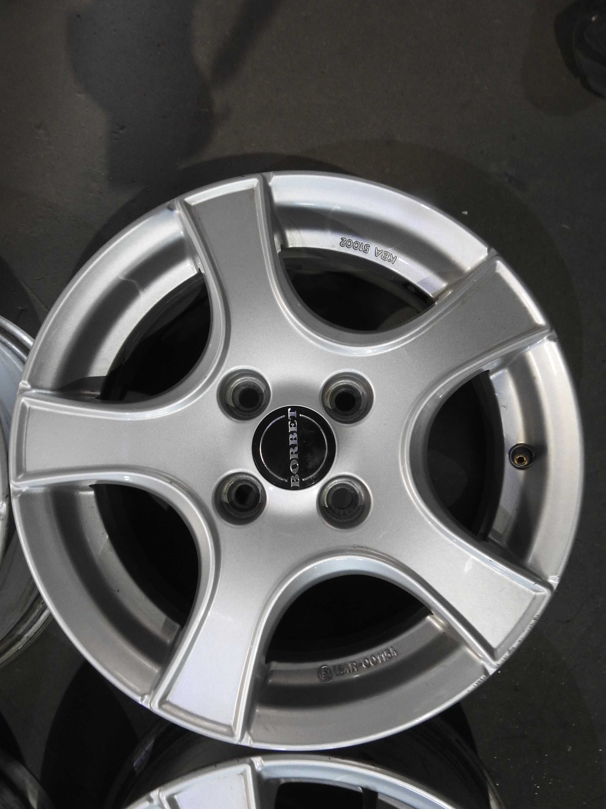 4x Alu 14'' 4x100 5,5J ET39 Piasta 56,6mm  OPEL Chevroletn JAK NOWE