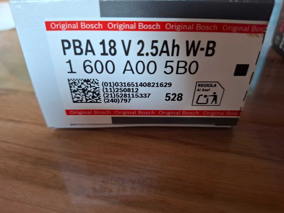 Oryginalny akumulator bateria BOSCH PBA 18V 2,5 Ah Li-Ion 1600A005B0