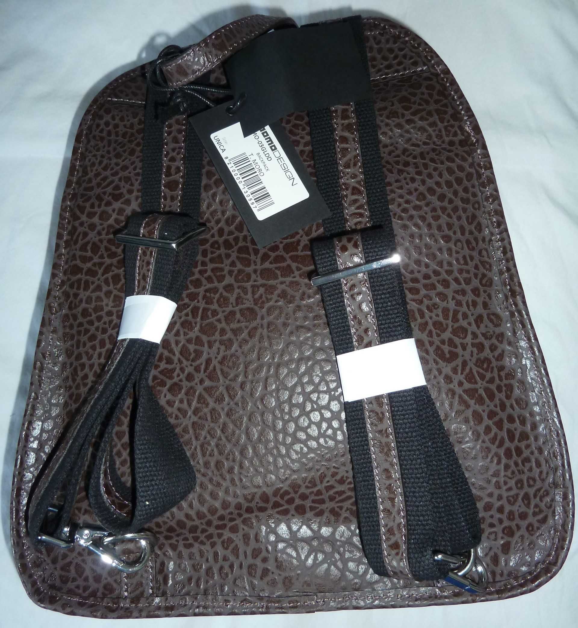 Mochilas italianas novas em pele Momo Design - SALDO