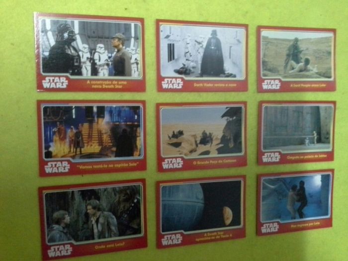 160 cartas STAR WARS