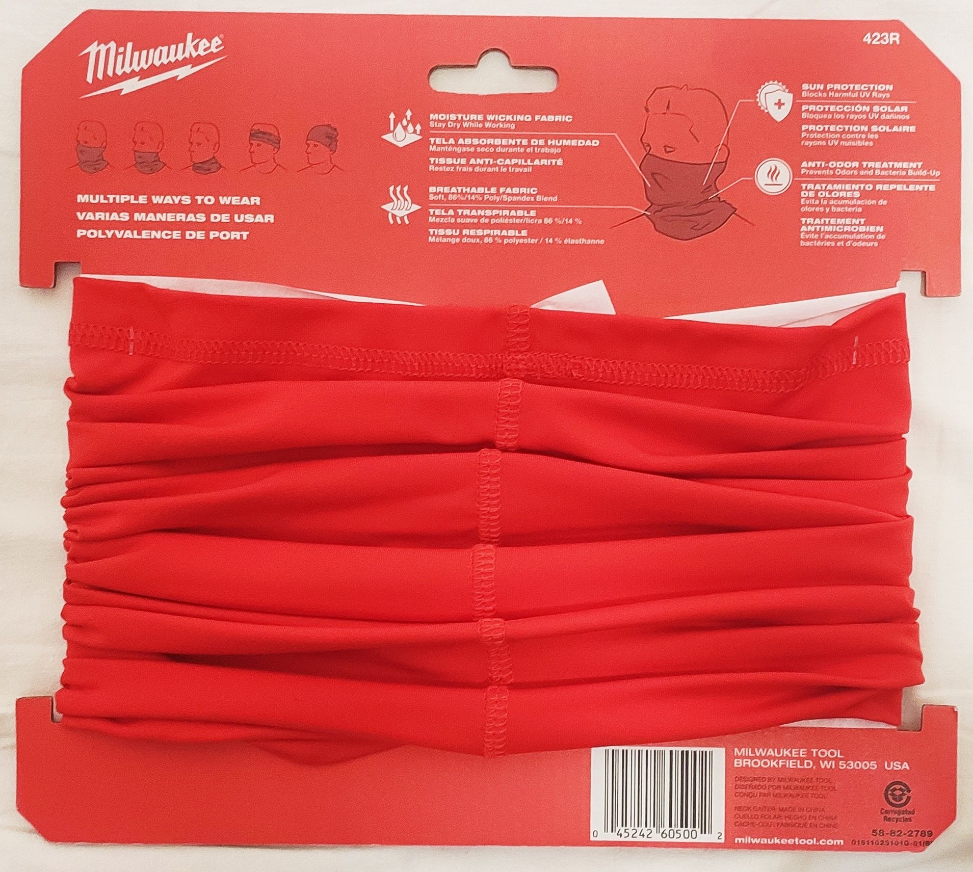 Шарф (маска пов'язка) Milwaukee Multi-Functional Neck Gaiter (423R)