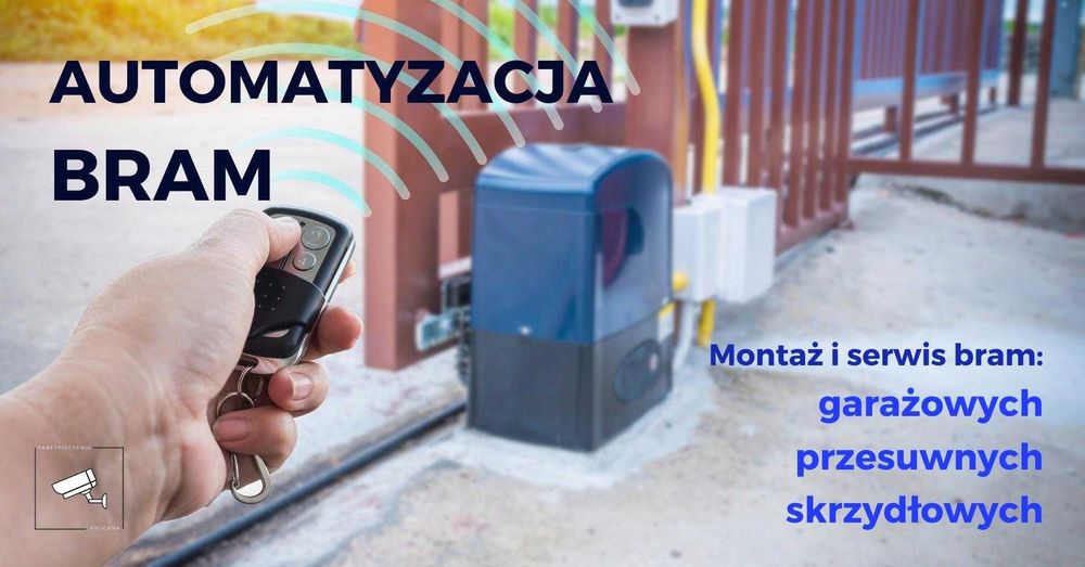 Automatyka Monitoringi Napędy do bram Wideodomofony Alarmy Montaż
