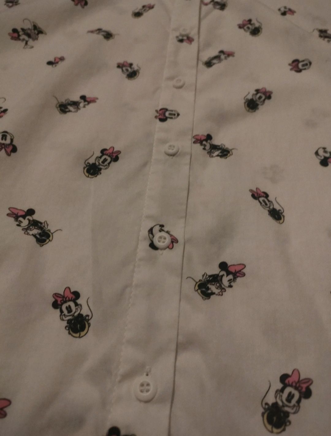 koszula na krótki rękaw z nadrukiem myszka Minnie