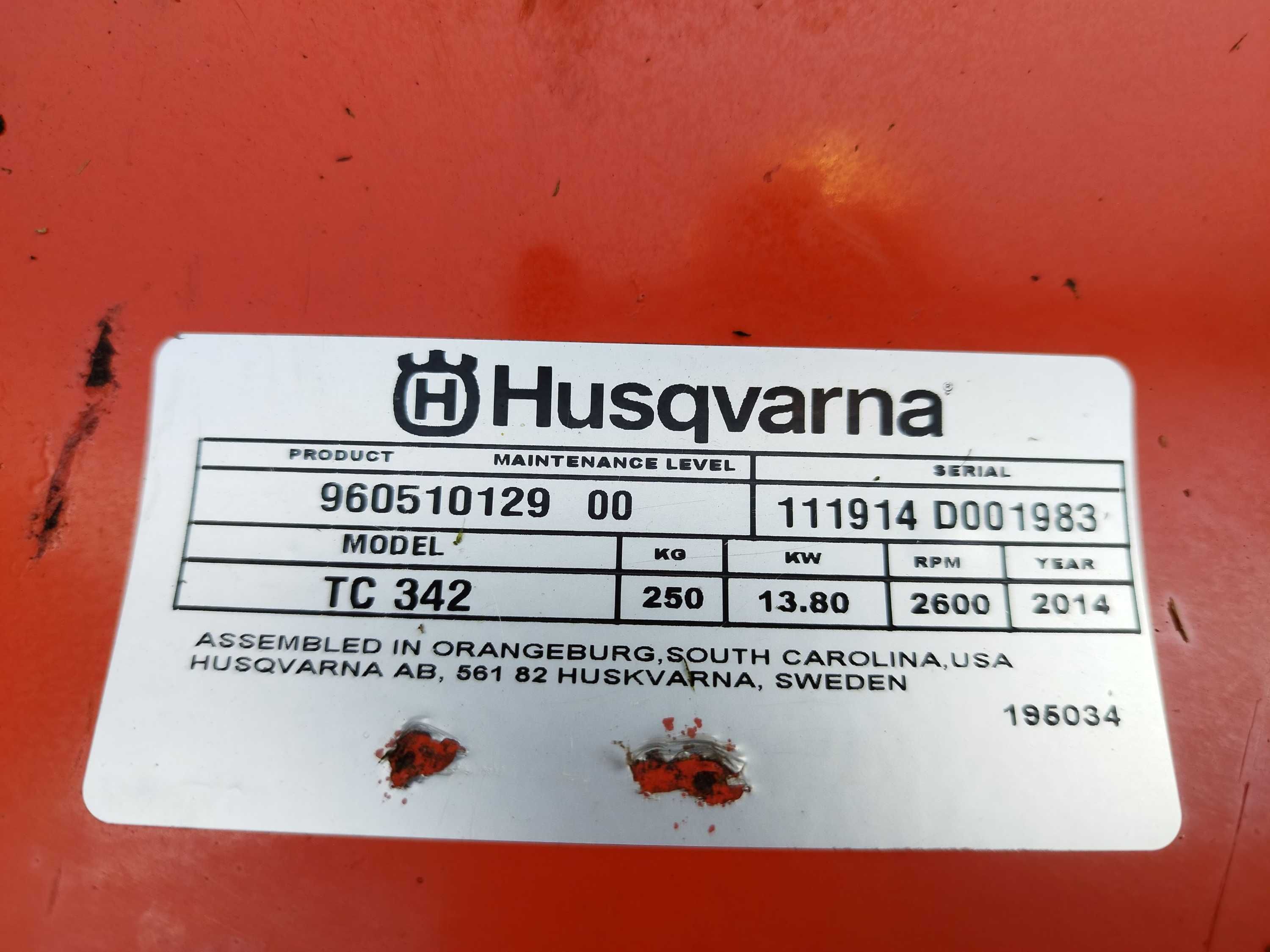 Traktorek HUSQVARNA TC 342 (24KM)