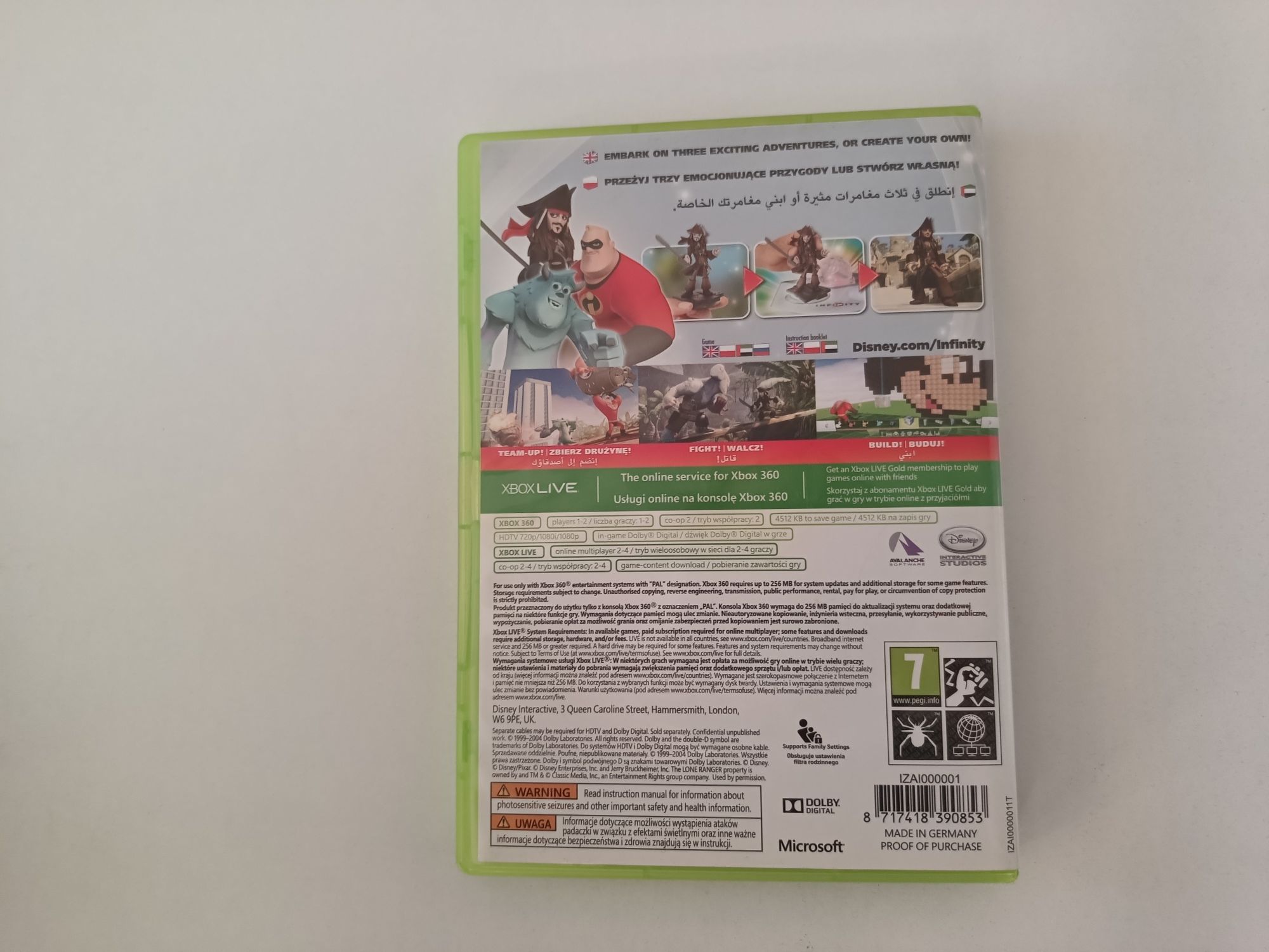 Gra Xbox 360 Disney Infinity 1.0 (Polska wersja)
