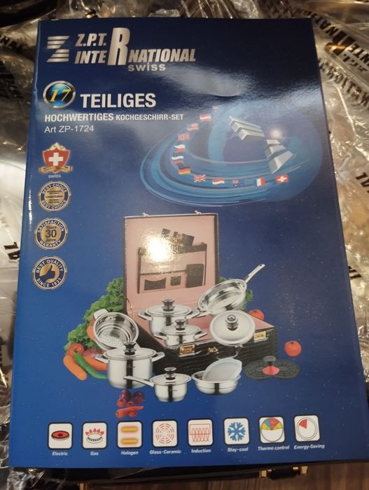 Набір посуди,кастрюлі, Z.P.INTERNATIONAL ZPT-1724