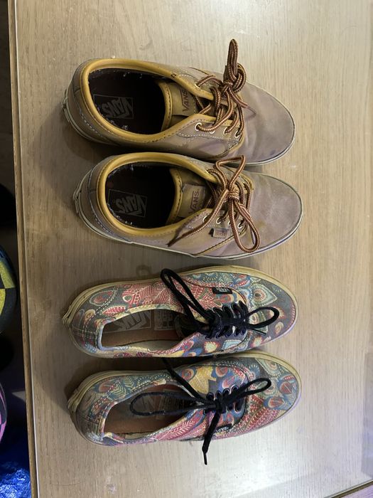 Tenis vans amarelos & coloridos