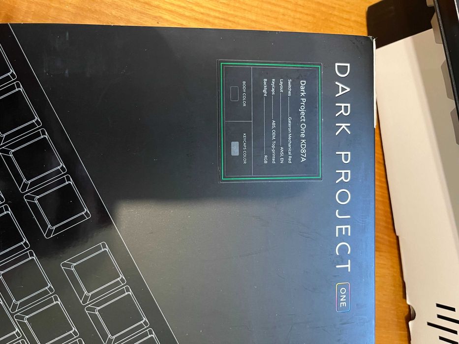 механическая клавиатура DARK PROJECT one kd87a на красных свитчах