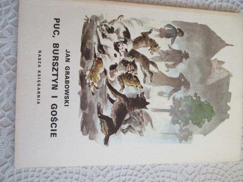 Książka Puc Bursztyn i goście 1987 rok Jan Grabowski