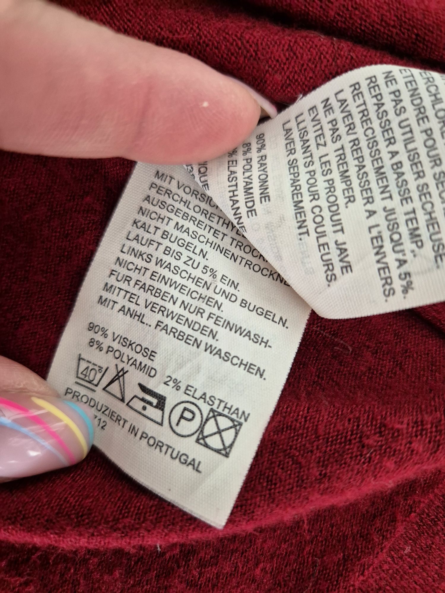 Part two sweter bordowy L