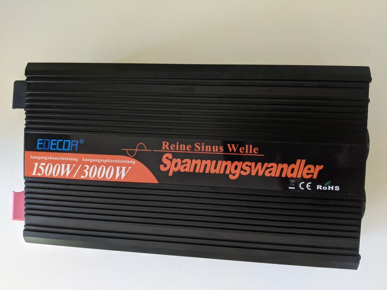 Przetwornica Edeacoa Inwerter Falownik 1500W 230V przyczepa campingowa