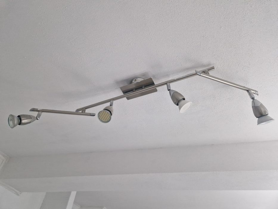 Lampa 4 ramienna punktowa plafon gu10