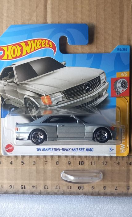 89 mercedes-benz 560 sec amg hot wheels