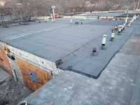Ремонт крыши гаража  еврорубероидом материал +работа 6000гривен.