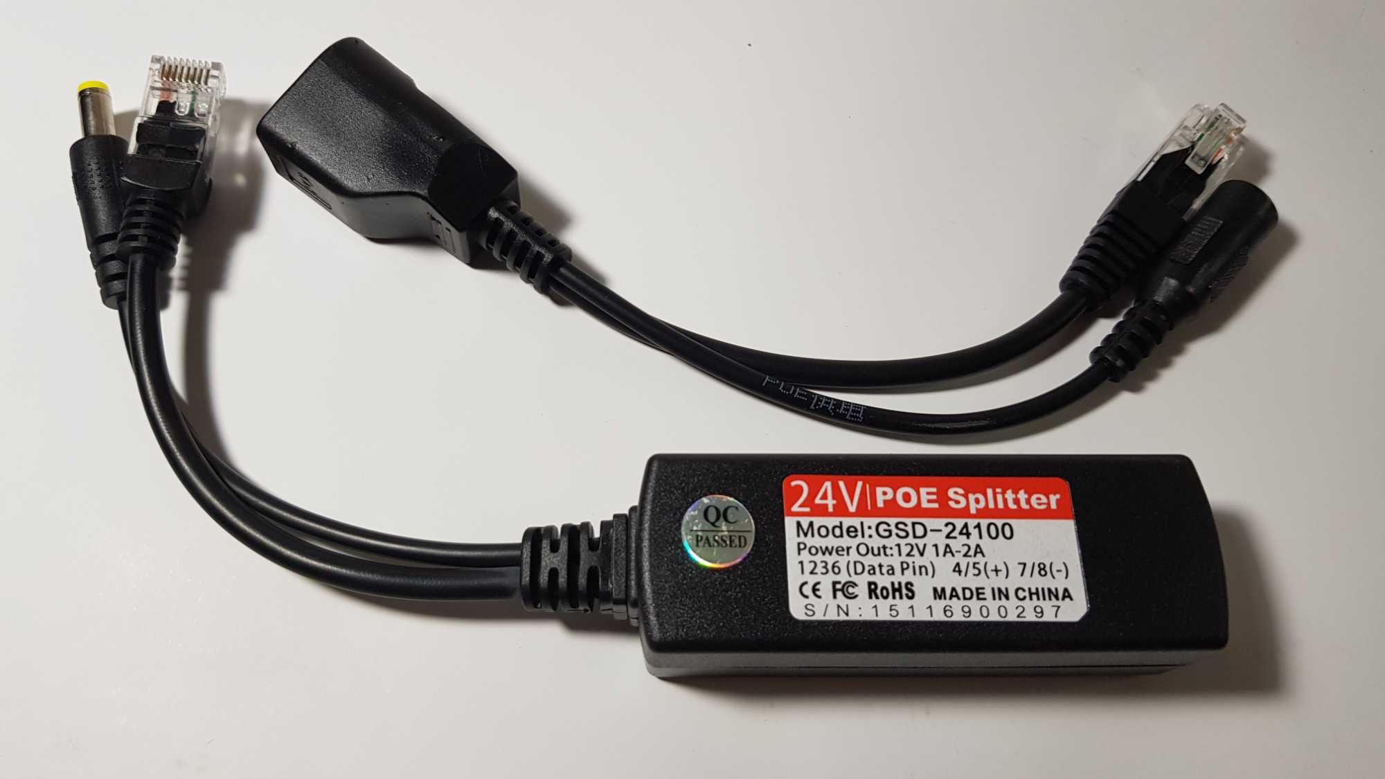 Конвертор PoE 24V в 12V