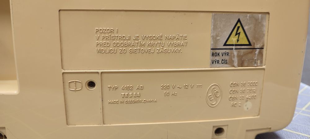 Telewizor Merkus 2 Tesla rok 1990