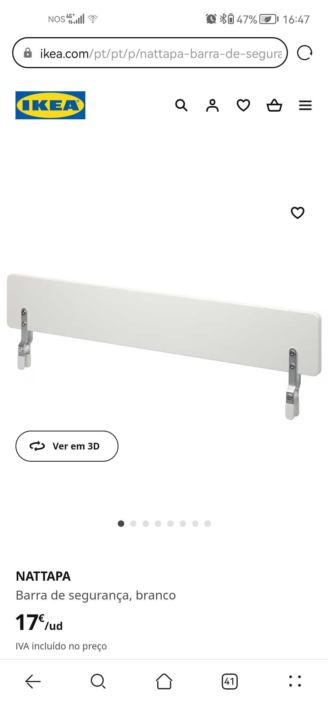 Cama criança IKEA modelo KRITTER