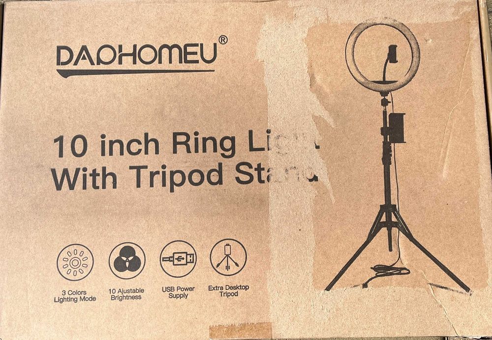 Lampa pierścieniowa  RING STATYW 26 cm