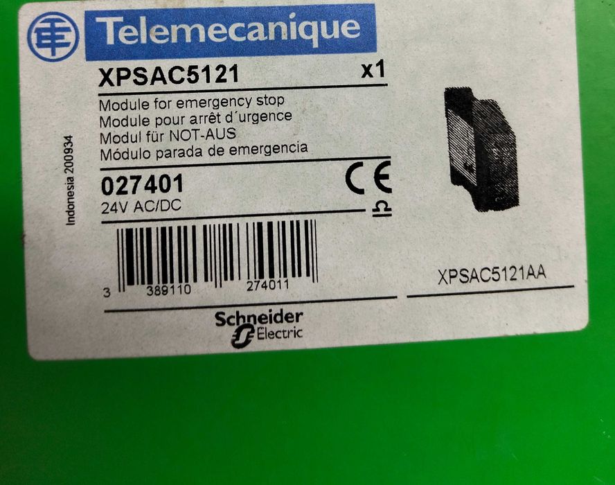 Relé de Segurança Telemecanique XPSAC5121