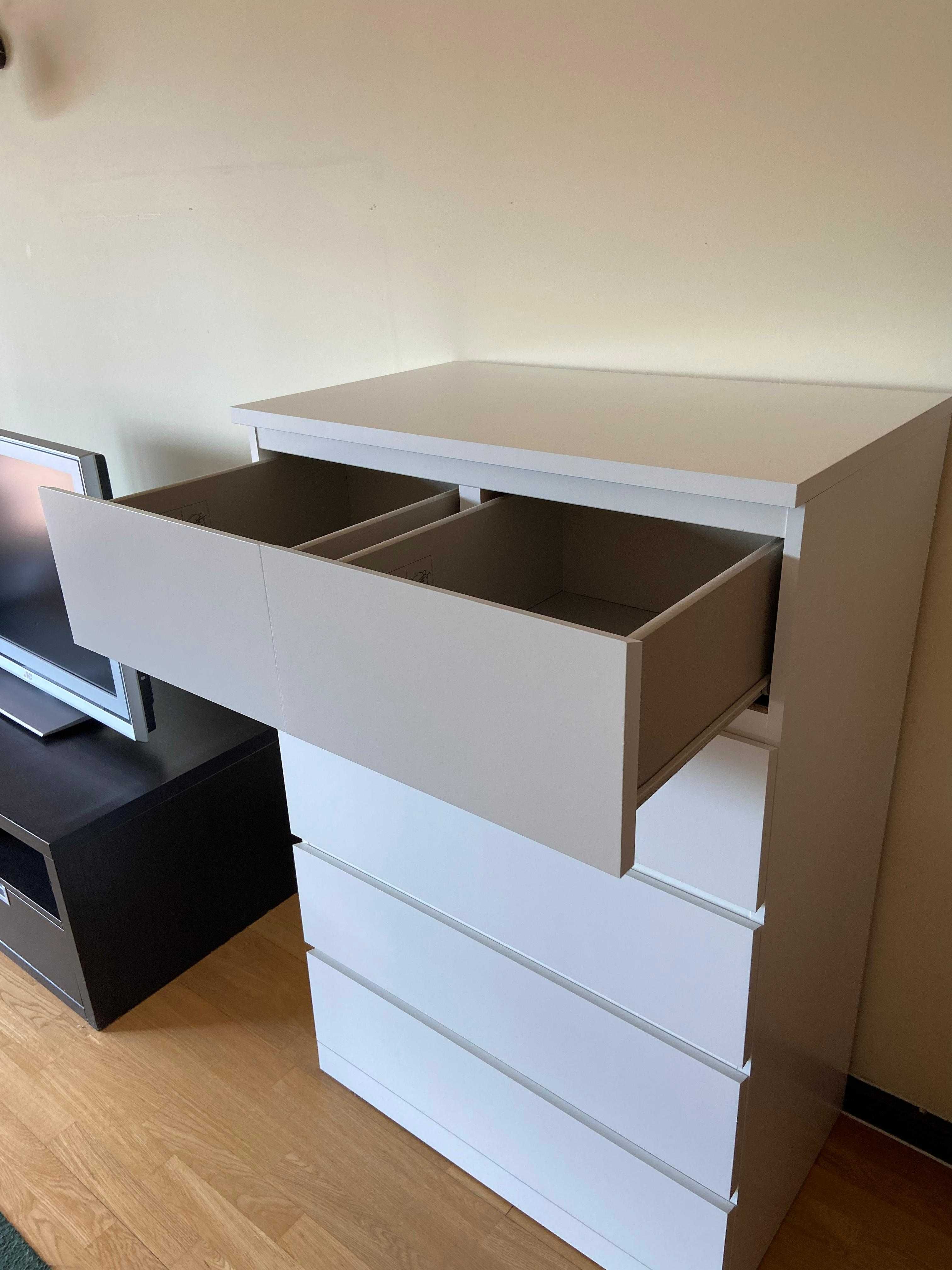 Cómoda Ikea MALM 6 gavetas (branca)