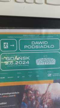 2 bilety koncert Dawid Podśadło Gdańsk 02.06.2024