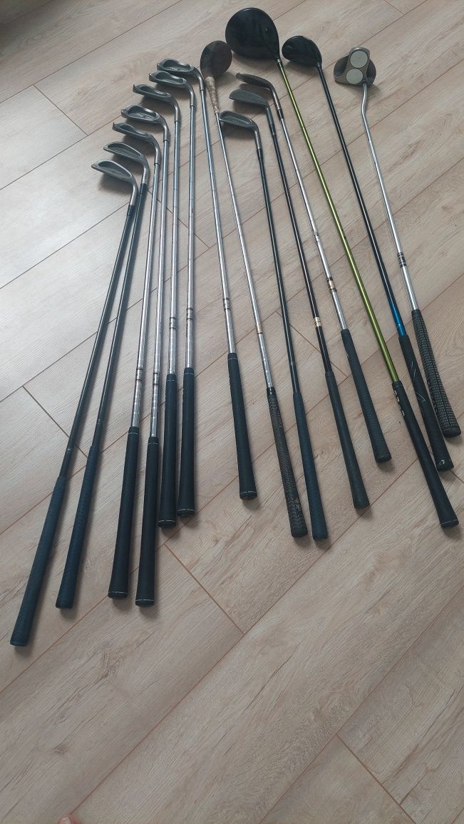 Zestaw golfowy – 14 kijów (Ping) + torba Wilson – stan dobry Tanio!!!