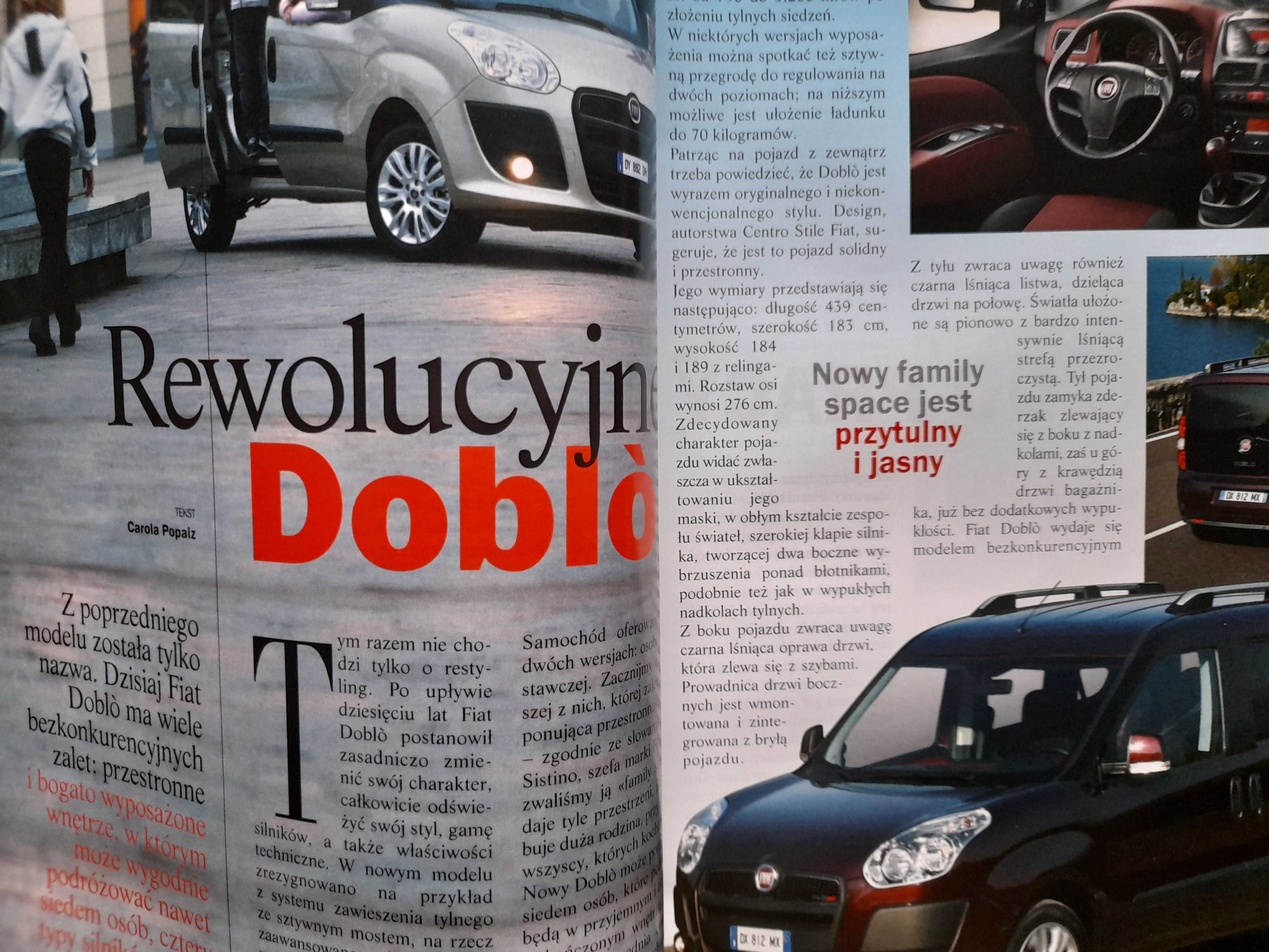 FIAT Doblo magazyn Fiat wokół nas rok 2010