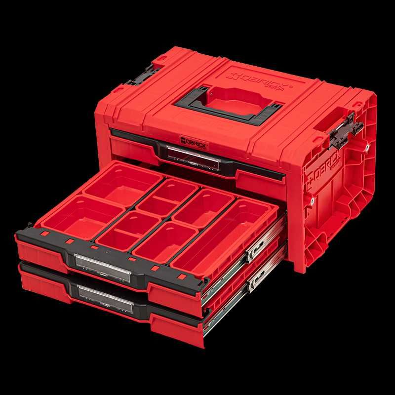 skrzynka QBRICK SYSTEM PRO Drawer 3 Toolbox Expert RED Ultra HD