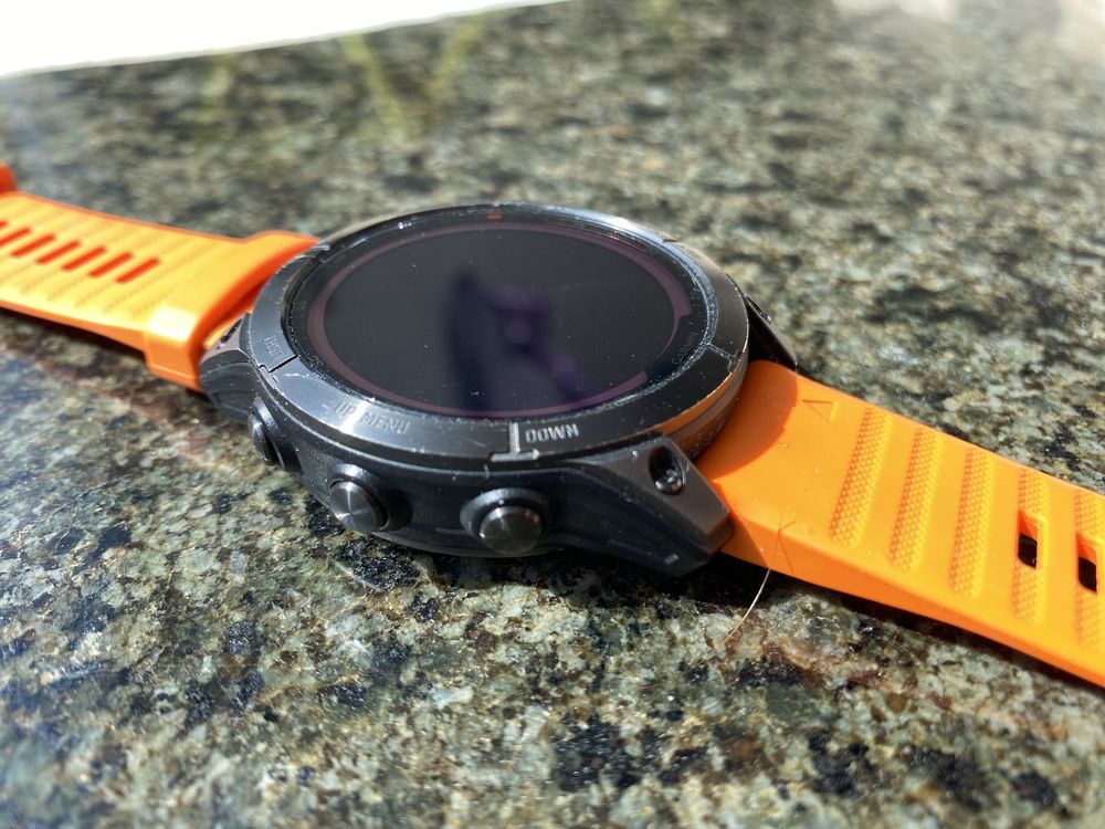 Garmin Fenix 7 Sapphire Solar Carbon Gray DLC Titanium with Black Band