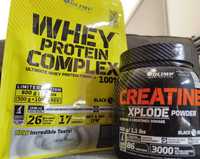 Olimp WHEY PROTEIN COMPLEX (Vanilla) + Kreatyna XPLODE POWDER (Ananas)