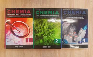 Chemia 2002 - 2018 zbiór zadań tom 1, 2, 4 Witowski