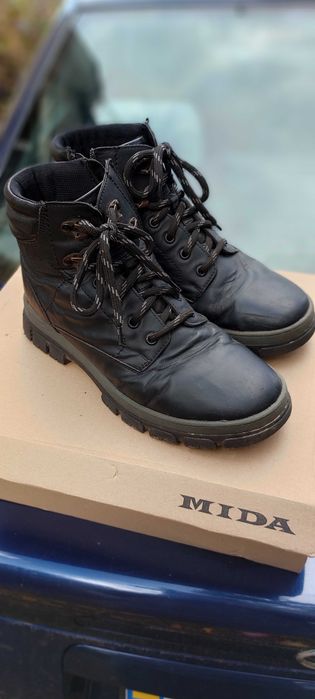 Ботинки зимові фірми Mida шкіра