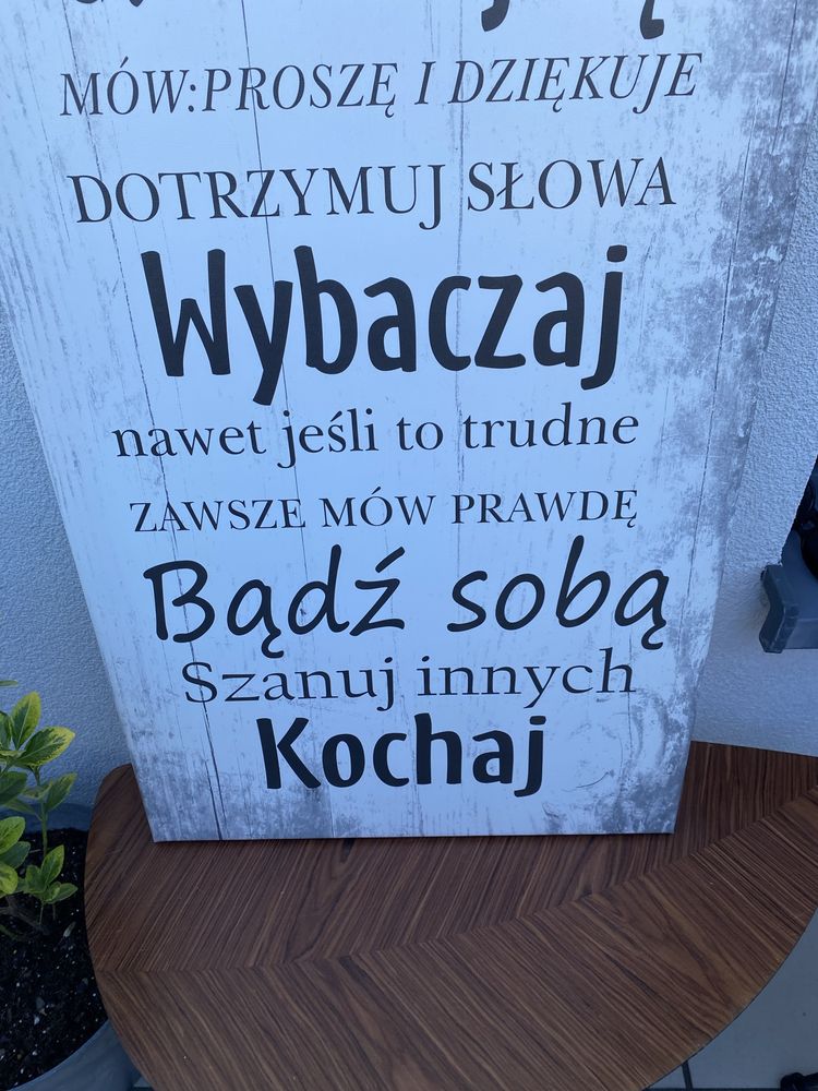 Obraz plakat na płótnie 50x 100cm do domu dla rodziny