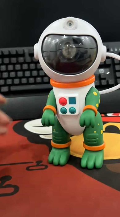 Нічник динозавр астронавт, лазерний проектор, зоряного неба, астронавт