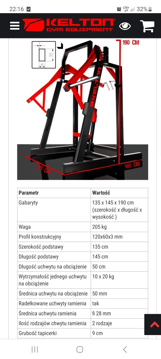 Maszyna typu hammer kelton.