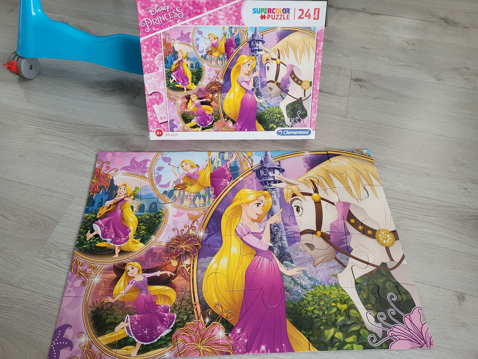 Puzzle Roszpunka i kucyki Pony