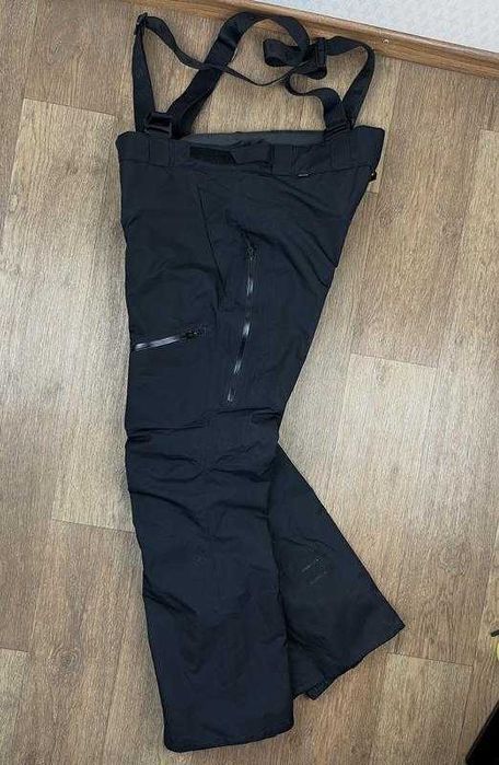 Лижні штани Everest Recco зимові чоловічі утеплені чорні трекінгові