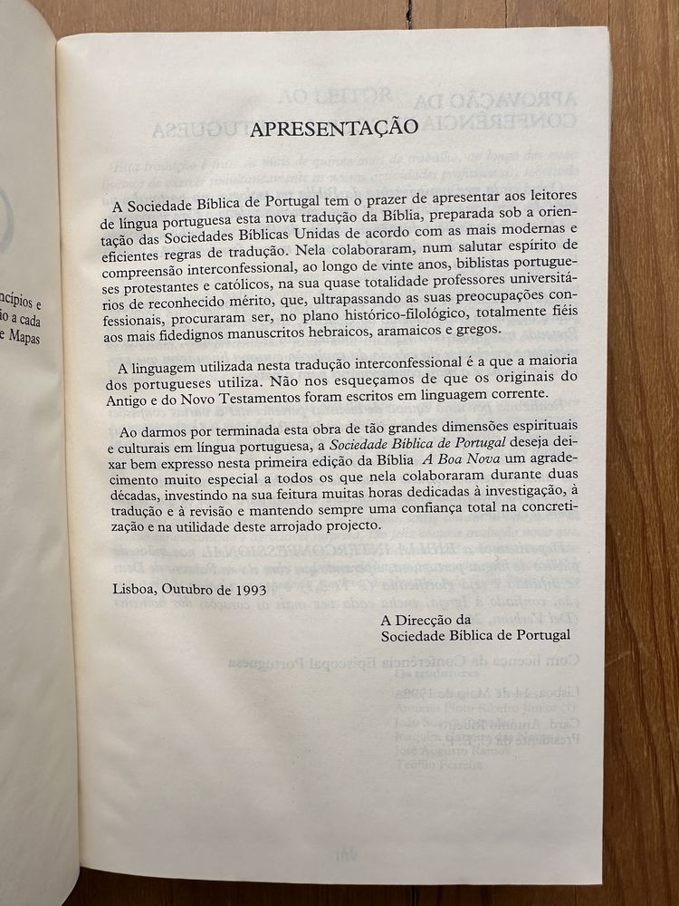Biblia sagrada em portugues corrente