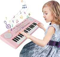 Keyboard dla dzieci + 3  oraz mikrofon
