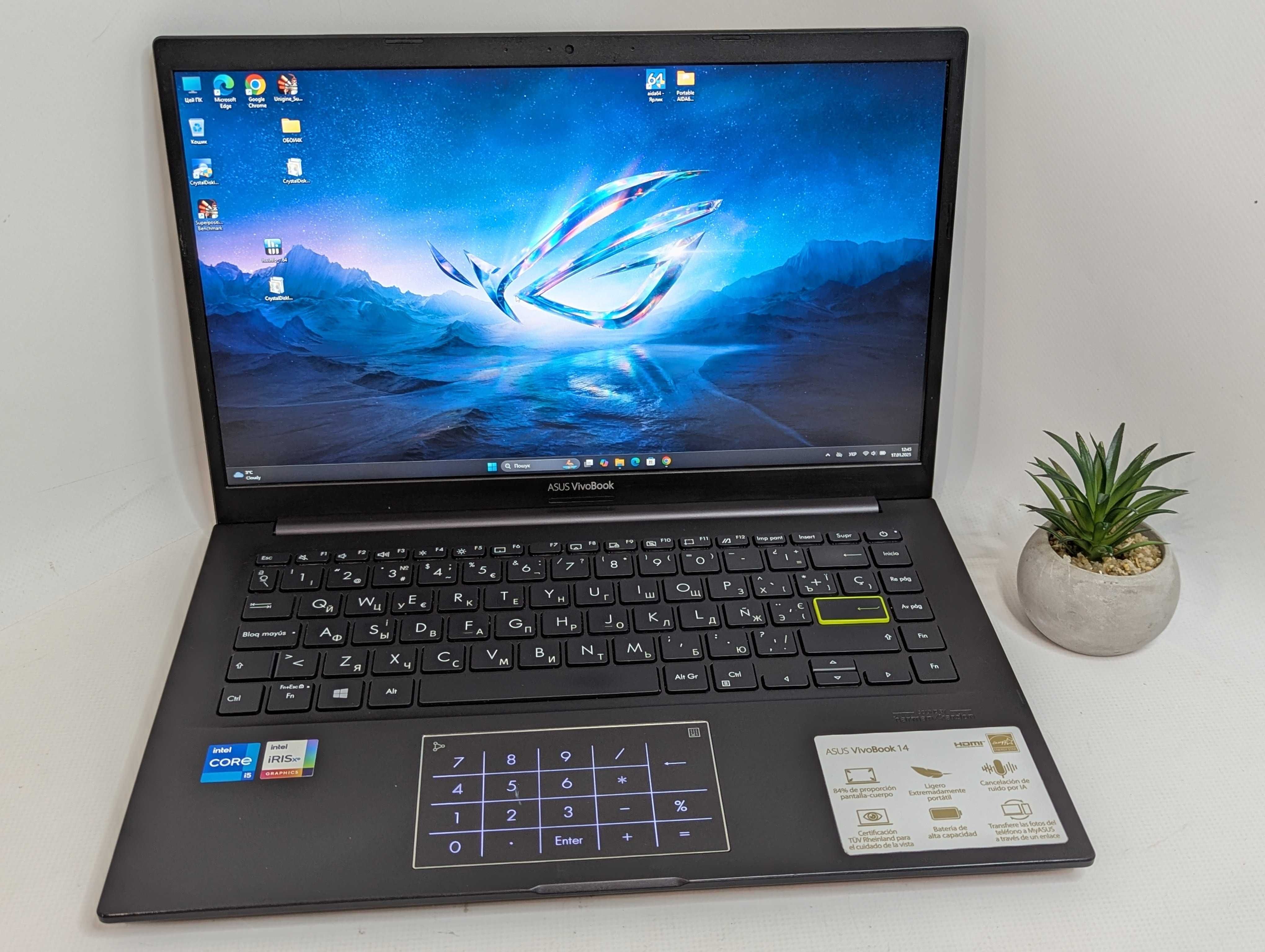 Ультрабук Asus Vivobook 14 K413EA (i5-1135G7/8/512/IrisXE)