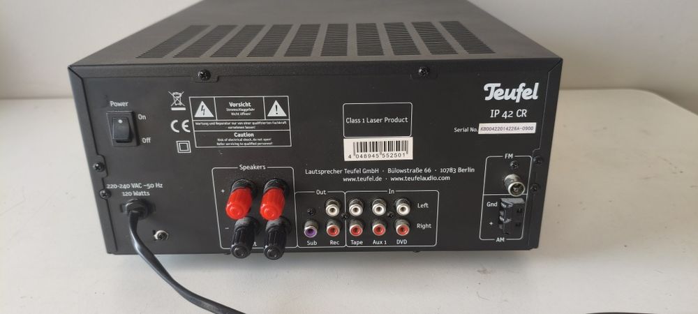 Teufel ip 42 cl CD USB miniwieża wzmacniacz stereo AUX